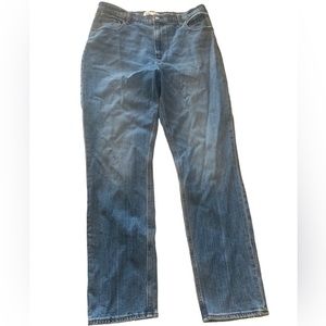 Abercrombie And & Fitch‎ 90s Ultra High Rise Slim Straight Size 33 /16 R